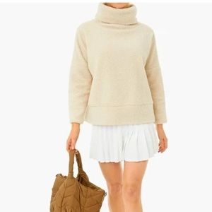 Tuckernuck Tan Teddy Fleece Rollins Pullover